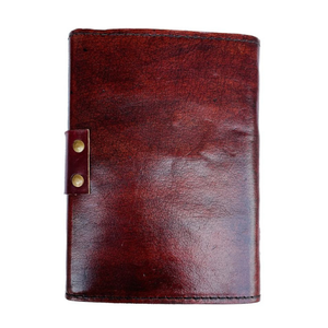 Journal en cuir marron vintage en pierre gaufrée Carnet de voyage à couverture rigide en pierre véritable personnalisé fait à la main Antique Diary - Product Image 5