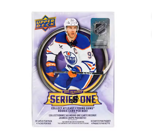 Mejor Precio 2025-26 Upper Deck Serie 1 Hockey Caja Blaster de 4 Paquetes Sellada de Fábrica Disponible para Compradores Mayoristas - Product Image 1