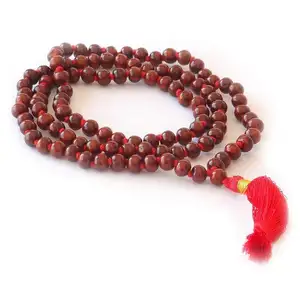 Holz Mala Geschenk Gebets perlen Holz Kreuz Halskette für maßge schneiderte Größe günstigen Preis mit hand gefertigt mit Verkauf