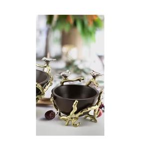 โครงสร้างโลหะที่ยอดเยี่ยมของชามใส่ถั่วให้ความทนทานเป็นเลิศ เหมาะสำหรับการใช้งานในชีวิตประจำวันและโอกาสพิเศษ - Product Image 4