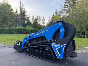 second hand 25Hp Diesel V1000 Mini Skid Steer with EPA Kubota <b>Engine</b> <b>Stand</b> Behind Mini Compact Crawler Loader - Product Image 5