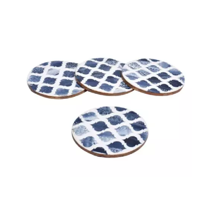 Black Gift Custom Accessories Resin & Wooden Design Tea Cup Coaster For Home Hotel Restaurant Wedding Business Coaster/<b>Mats</b> Pads - Product Image 1