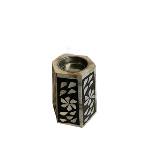 High Quality Arabic Mother of Pearl Bakhoor Burner Mother of Pearl Candle Holder and Mother of Pearl <b>Box</b> EID Ramadan - Product Image 5