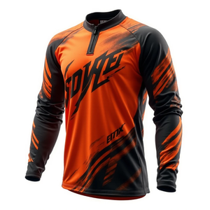 Camiseta de Motocross para Hombre, Estampada, Transpirable, Cortavientos, de Secado Rápido, Personalizada, de Manga Larga, para Motocicleta, Ropa Deportiva - Product Image 6