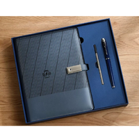 Bloc-notes de luxe avec chargeur sans fil multifonction, batterie externe 8000 mAh avec stylo, cadeau d'entreprise