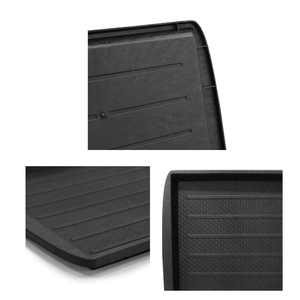 ถาดรองยางรีไซเคิลสีดำถาดเสิร์ฟทรงสี่เหลี่ยมสำหรับงานกลางแจ้งถาดตกแต่งทำด้วยมือจากเวียดนาม - Product Image 2