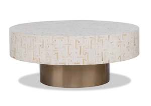 Mesa de centro con incrustaciones de hueso, producto de alta venta, artesanías hechas a mano, mesa con incrustaciones de hueso para el hogar, sala de estar, decorar - Product Image 6