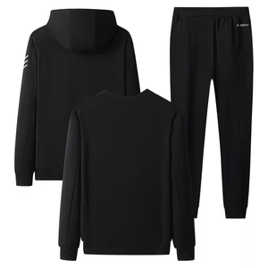 Ensembles de joggings et sweatshirts à capuche surdimensionnés pour hommes avec impression personnalisée - Product Image 5