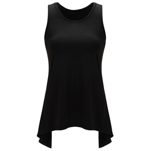 Top diseño transpirable sin mangas gimnasio camisa mujer suelta deportes Yoga camiseta secado rápido Fitness entrenamiento camisetas sin mangas - Product Image 1