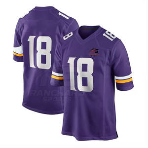 Nouveauté Maillot de football américain en gros personnalisé Maillot de football américain pour homme pour équipe - Product Image 3