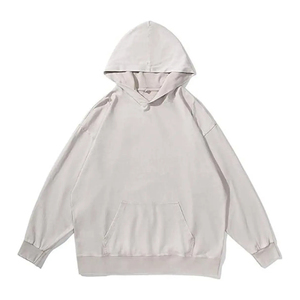 Sweat à capuche Streetwear surdimensionné 100% coton pour femmes coupe ample respirante lavage à l'acide personnalisé pour l'hiver - Product Image 5