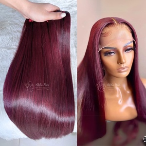 Super vente Perruque de cheveux humains lisses à la recherche d'un miroir doux et brillant pour la journée des femmes Extensions de cheveux vietnamiens bruts Perruques à lacet frontal - Product Image 2