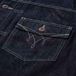 Chaqueta Vaquera Original para Hombre, 100% Algodón, Lavado Medio, Estilo Vintage, Ecológica, Transpirable, con Botones Personalizados, para Otoño e Invierno - Product Image 5