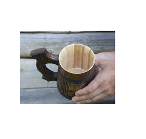 Tasse à café en bois de conception attrayante avec poignée gobelets vides de couleur personnalisée gravure poignée facile à saisir avec la meilleure vente - Product Image 5