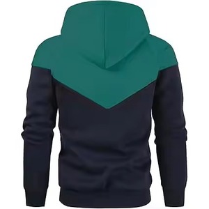 Moda de hombre Street Wear Pullover Hoodie alta calidad 100% algodón liso teñido personalizado totalmente para la temporada de otoño - Product Image 3