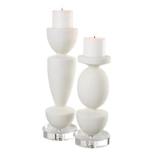 Hermosos soportes de pilar de piedra de mármol blanco hechos a mano, última tendencia, mesa decorativa con acento para Bodas de Pascua, decoración del hogar - Product Image 1
