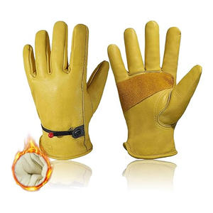 Guantes de Trabajo de Cuero Vacuno de Alta Calidad, Resistentes, del Mejor Proveedor, Servicio OEM, Ropa de Seguridad para Hombre - Product Image 1