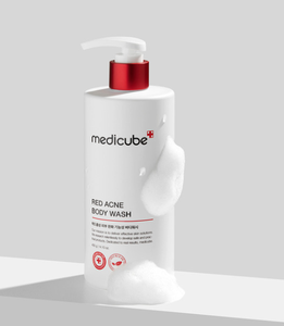 MEDICUBE Korean Skin Care Red Acne Body Wash 400g Moisturizing and Refreshing <b>Shower</b> <b>Gel</b> with Niacinamide Ingredients - Product Image 2