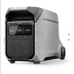 NOUVEAU Générateur Solaire Portable Pro 3 avec Batterie LFP 4096Wh Extensible 48kWh, Sortie AC 120/240V 4000W, Démarrage Automatique - Product Image 1