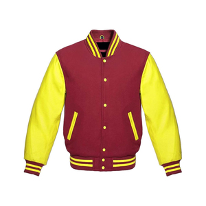 Custom Logo Varsity <b>Jacket</b> Leather Sleeves Embroidery Couple College Baseball Men'<b>s</b> <b>Jacket</b> Letterman Varisty <b>Jacket</b> - Product Image 1