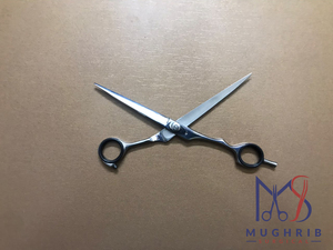 Professional <b>Barber</b> Scissors Stainless Steel Straight <b>Blade</b> Unique Design - Product Image 4