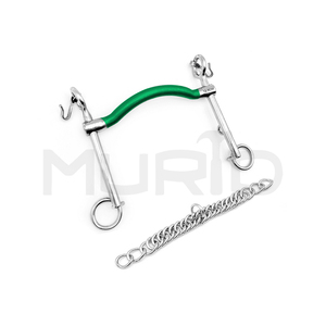 Embouchures de Weymouth en acier inoxydable de haute qualité, personnalisables et confortables, avec anneaux libres et embouchure à mors pour l'équitation - Product Image 3