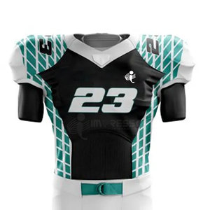 Uniforme de Fútbol Americano Personalizado para Hombre, para Equipo Nacional, con Estilo Único, Transpirable, Mangas Cortas, 100% Poliéster, para Todas las Temporadas - Product Image 3