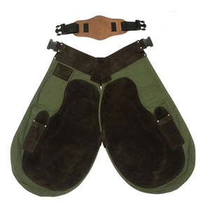 Maréchal-ferrant demi-tablier en cuir de vache résistant pour ferrage et toilettage Instruments vétérinaires équestres - Product Image 5