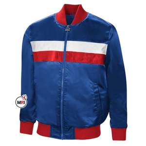 2023 Unisexe Stand Bomber Basketball Vestes pour Adultes Logo Personnalisé Hiver Sublimation Imprimer Hommes Femmes Moto Vêtements - Product Image 3