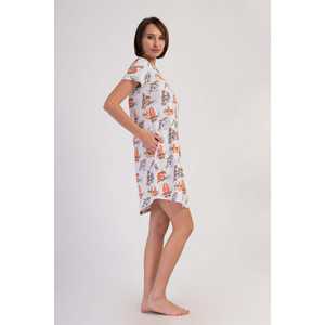 Tunique décontractée pour femme à col rond et manches courtes avec poche ovale - Product Image 2