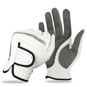 Gants de golf en cuir véritable Gants de golf en peau de mouton pur pour hommes, main gauche et droite, respirants et souples Accessoires de golf - Product Image 3