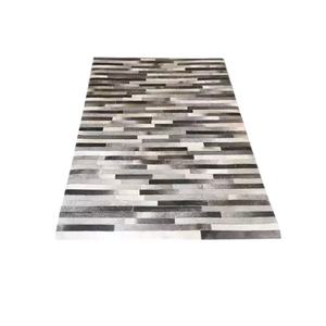 Hiện đại hợp thời trang mô hình hình học da sàn thảm & thảm Giá bán buôn cho bản vá làm việc được thiết kế xuất khẩu - Product Image 3