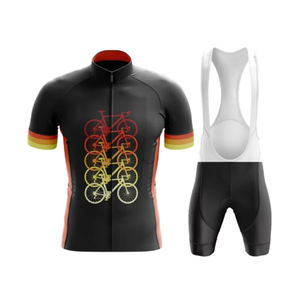 2025 hombres manga corta transpirable MTB bicicleta ciclismo ropa bicicleta uniforme ciclismo mejor diseño Jersey conjunto - Product Image 1