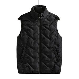 Winter Warm Mens Vest <b>Jacket</b> <b>Sleeveless</b> <b>Jackets</b> Male Autumn Casual Stand Collar Waistcoat Men Solid Vests Outwear Plus Size - Product Image 1