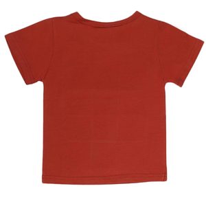 เสื้อยืดแขนสั้นเด็กชาย - สีสนิม - Product Image 2