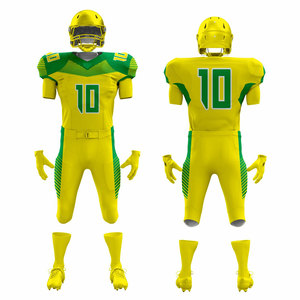 Uniforme de equipo de fútbol americano personalizado de alta calidad al por mayor, uniforme de fútbol americano de poliéster 100% para hombres - Product Image 3