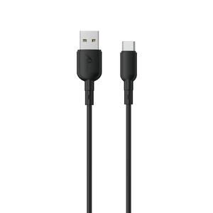 Cable USB a C de carga rápida 1M 3A, cobre puro NEGRO con conectores chapados en oro, aleación de aluminio, longitud de 10 pies - Product Image 2