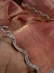 Sari indien de Bollywood, en soie, de style ethnique, dernier modèle, traditionnel, exclusif, fantaisie, vêtements de mariée, tendance, sari ethnique pour femmes et filles - Product Image 2