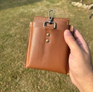 ซองใส่พาสปอร์ต RFID สำหรับผู้ชายและผู้หญิงหนังวัวพร้อมเคสหนังแท้เคลือบเงาด้านบน - Product Image 2