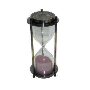 Brújula con temporizador de arena de latón náutico de diseño único, mesa de artículos de Metal de buena calidad, artículo de latón, reloj de arena, artículo promocional marítimo - Product Image 3