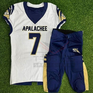 Conjuntos de Uniformes de Fútbol Americano Cómodos, Manga Corta, Transpirables, de Secado Rápido, Servicio OEM Personalizado para Venta en Línea - Product Image 1