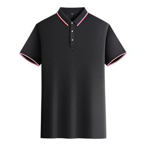 Chemises polo d'affaires avec technologie de collage sans couture, logo personnalisé, uniforme d'entreprise pour hommes pour le personnel des expositions - Product Image 6