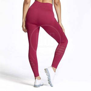 Most Popular Women's Slim Fit Active Fitness <b>Leggings</b> with Elastic Waist Solid <b>Pattern</b> Private Label Fitness <b>Leggings</b> - Product Image 6