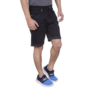 Wholesale <b>Shorts</b> Jeans High Quality Custom logo Acid Washed Double Waisted Denim <b>Shorts</b> for <b>Men</b> - Product Image 5