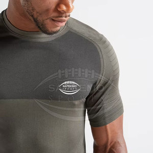 Camiseta de Entrenamiento Premium para Hombre, 100% Algodón, Tela de Lona, Secado Rápido, Absorbe la Humedad, Transpirable, Ecológica, para Gimnasio y Deportes - Product Image 5