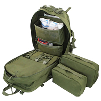 Sac à dos médical professionnel de 65 L, trousse de premiers soins pour les interventions en cas de catastrophe, sac de survie tactique pour la randonnée, les tremblements de terre, les incendies