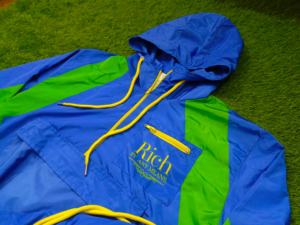 Conjuntos personalizados de dos piezas para hombre, pantalones cortos cortavientos y chaqueta con Cremallera de nailon y estampado Dtg, conjunto de chándal - Product Image 2