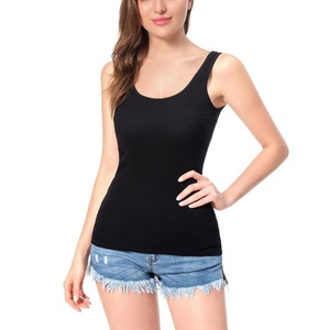 Maillot de corps tricoté 100% coton sans couture personnalisé pour femmes débardeurs de compression respirants pour contrôle Shapewear BD - Product Image 3