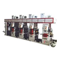 Nueva Máquina de Impresión Rotograbado Automática de 4 Colores MOHINDRA MECHANICAL WORKS, Guía Electrónica de Banda de 500 mm, Cuatro Calentadores Eléctricos