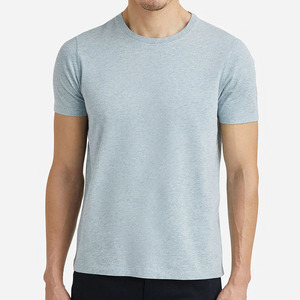 T-shirt 100% coton vierge de haute qualité pour hommes, impression de t-shirts unis personnalisés, votre propre conception, logo, t-shirts en microfibre, vente en gros - Product Image 1